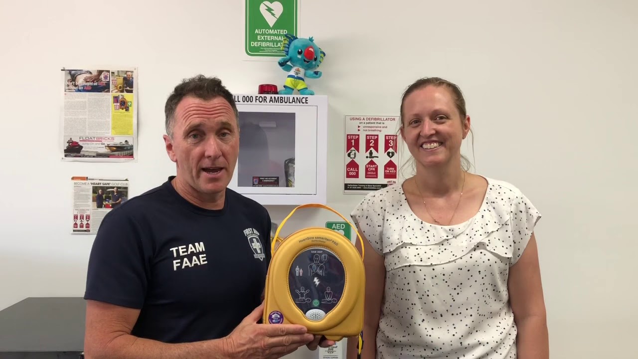 Defibrillator used in School