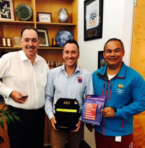 Gold Coast First Aid Mayor Tom Taite