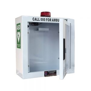 aed wall cabinet with alarm