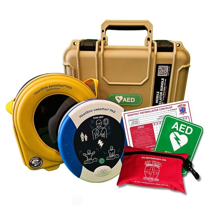 HeartSine 360P Mobile Bundle outdoor defibrillator