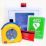 School Defibrillator Bundle | Heartsine 500P & Wall Cabinet