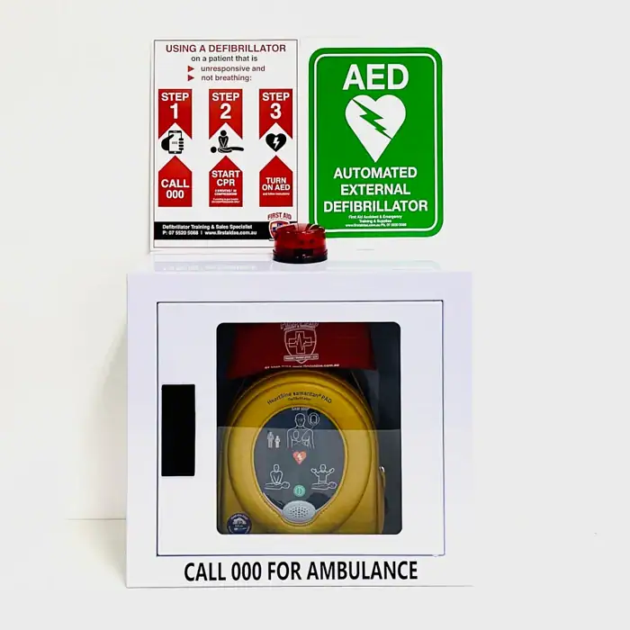 Heartsine 350P AED Wall Cabinet Bundle Heartsine 350P AED Wall Cabinet Bundle
