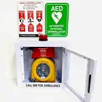 Defibrillator AED | HeartSine 500P Alarmed Cabinet Bundle
