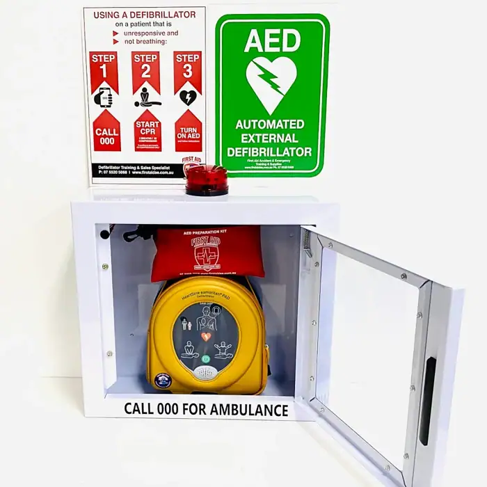 IMG_3832 Defibrillator AED | HeartSine 500P Alarmed Cabinet Bundle