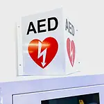 AED 3D Wall Sign Metal - Image 3