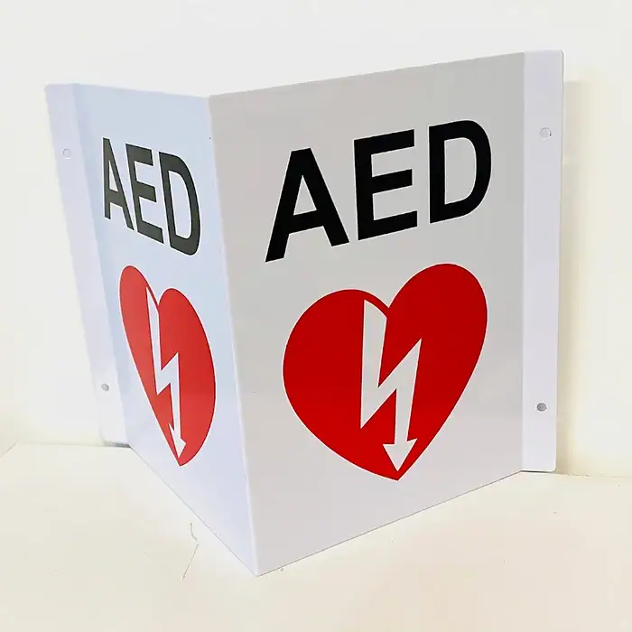 IMG_5480 AED 3D Wall Sign Metal - Image 2