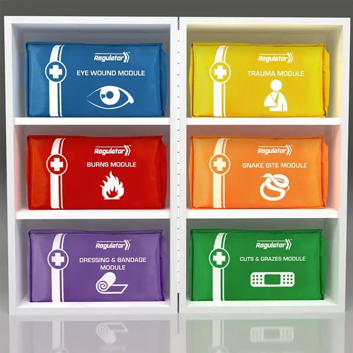 Modulator-Inside-with-Modules-1-scaled-1 wall mounted first aid kit