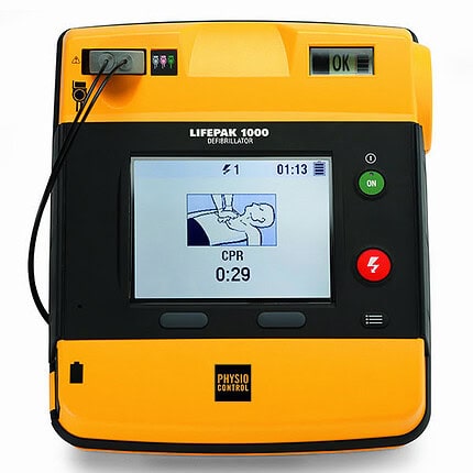 Lifepak 1000 Defibrillator ECG Display