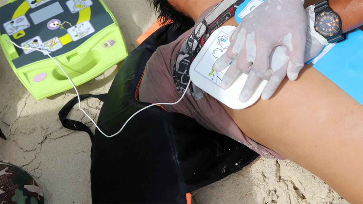 Zoll AED Plus Defibrillator with real-time CPR feedback