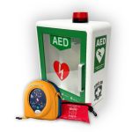 School Defibrillator AED | 360P Wall Cabinet Bundle