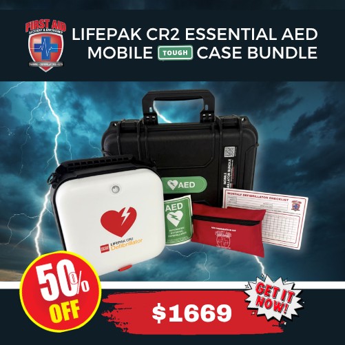 LifePak CR2 Defibrillator Essential Mobile Bundle